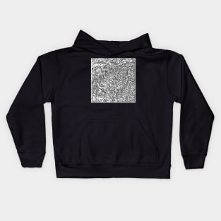 Nirmana Line Art Pattern Full Print Kids Hoodie